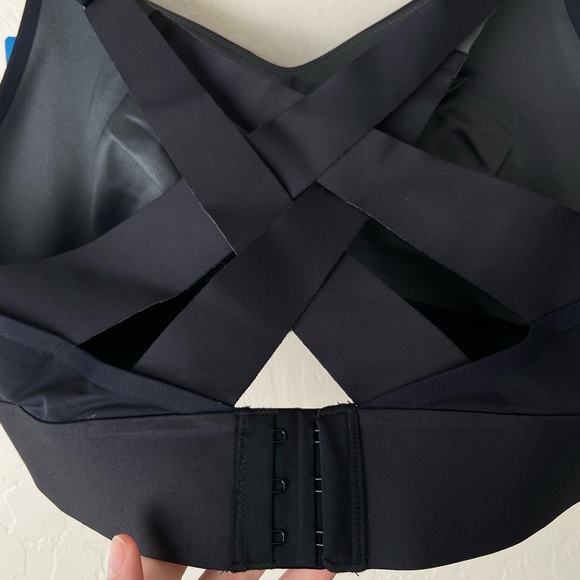 Brooks drive interlace run sports bra black 38 A/B - Picture 11 of 13
